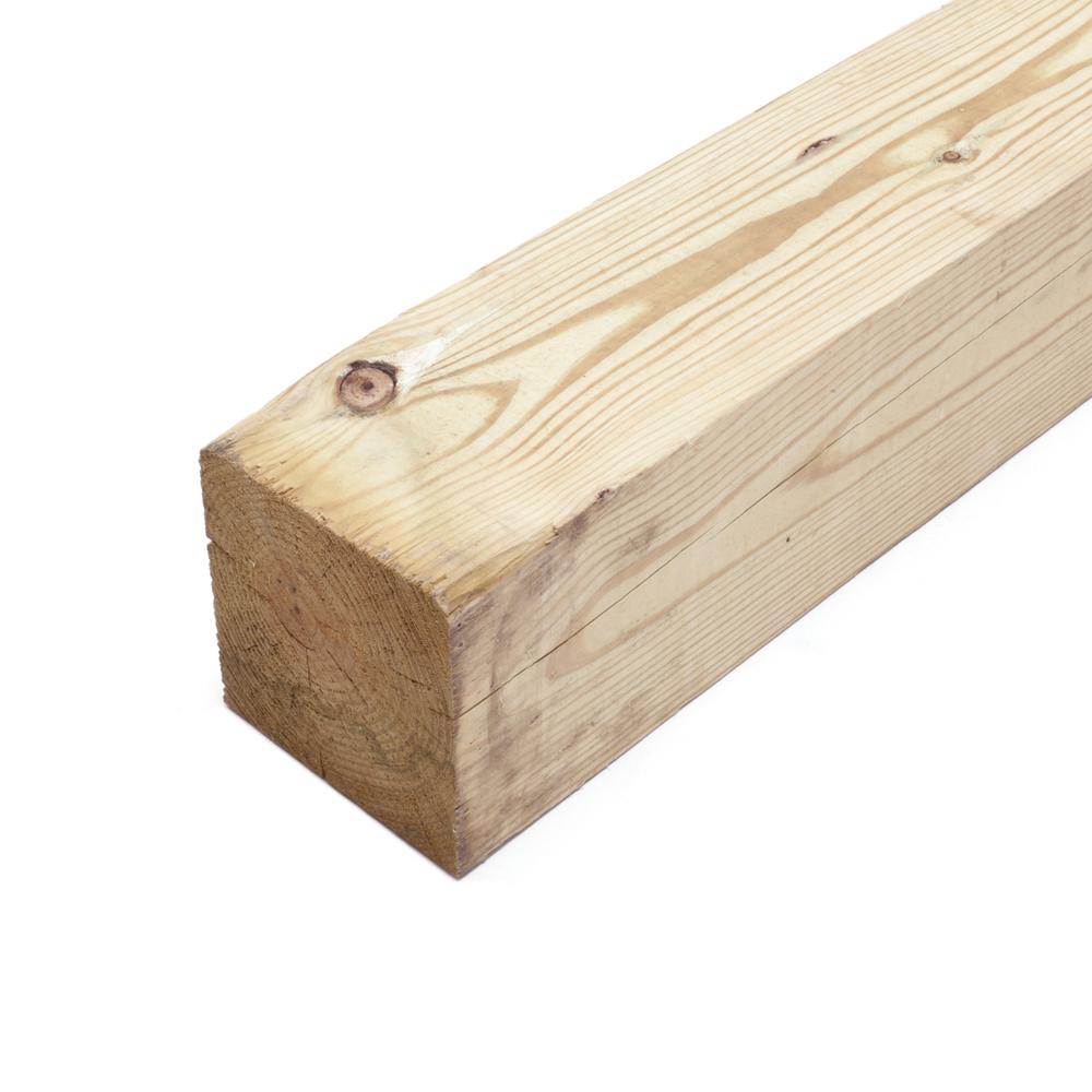 6 in. x 6 in. x 10 ft. Pressure-Treated Pine Lumber-6320254 - The Home