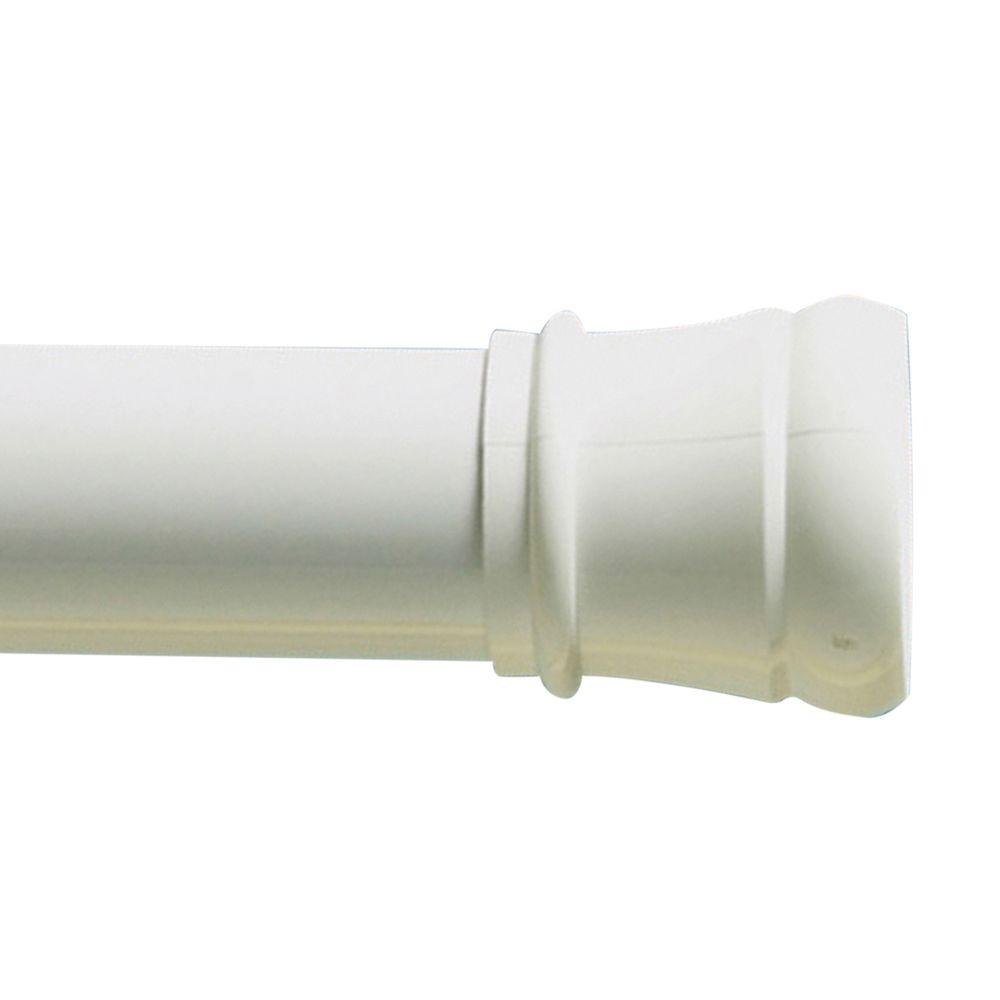 Tension Shower Curtain Rods Accessories The Home Depot Neverrust 27 In 40 Aluminum Adjule Tension
