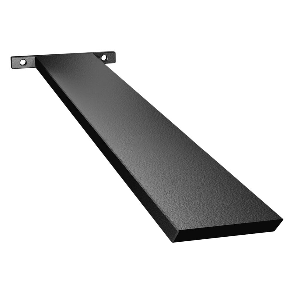 The Original Granite Bracket 42 In Black Steel Hidden Island Support   Black The Original Granite Bracket Plastic Closet Shelf Brackets Hisb 42 64 1000 