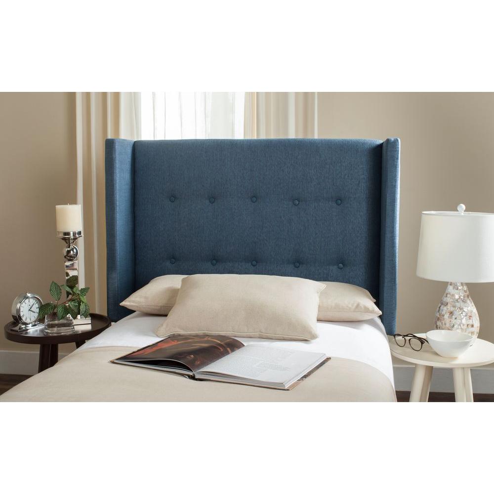 Safavieh Damon Denim Blue Twin Headboard Mcr4046d T The Home Depot