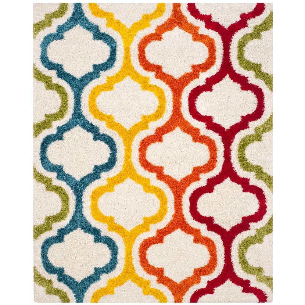 8 X 10 Kids Rugs The Home Depot Kids Ivory Multi 8 Ft X 10 Area Rug
