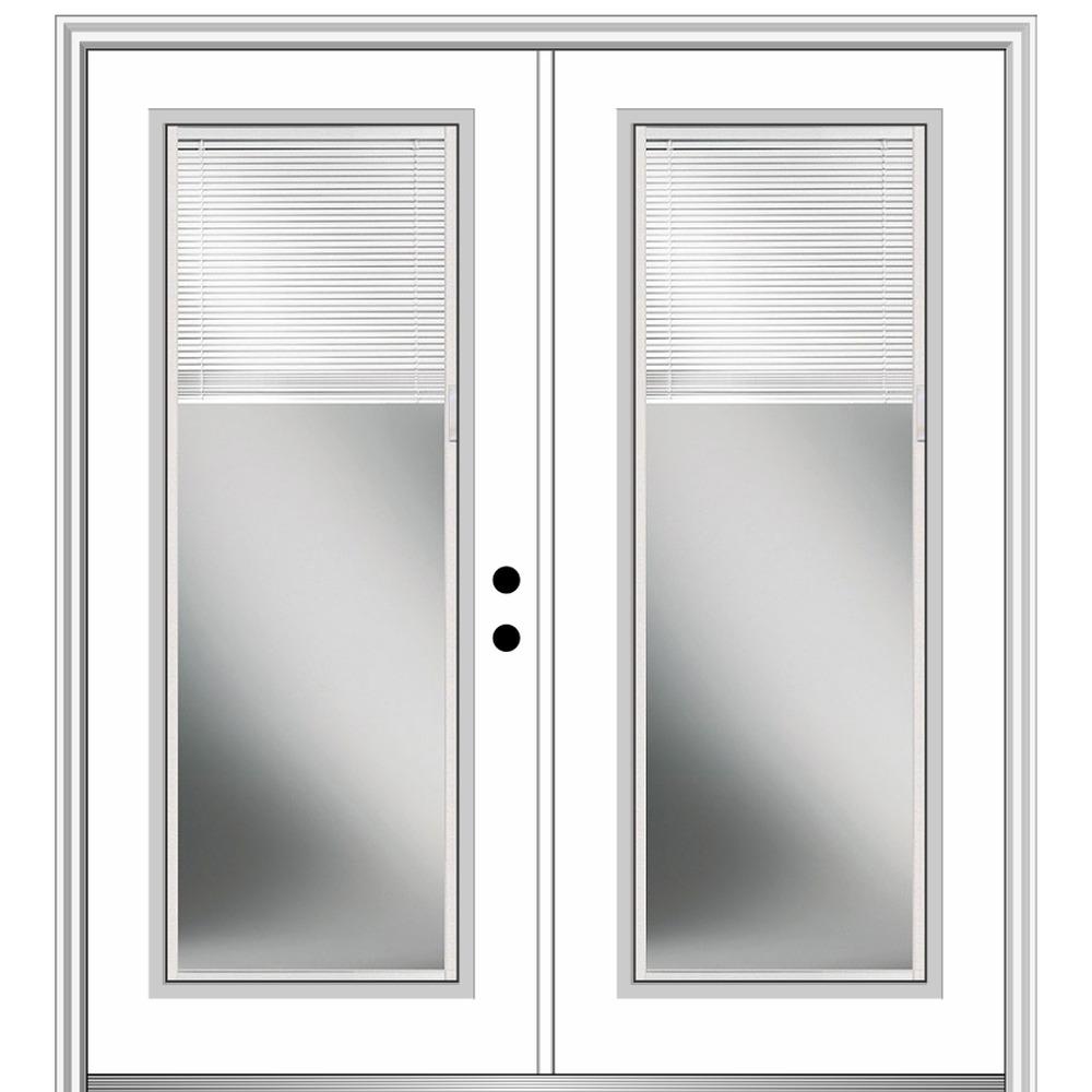 60 X 80 Blinds Between The Glass Double Door Front Doors