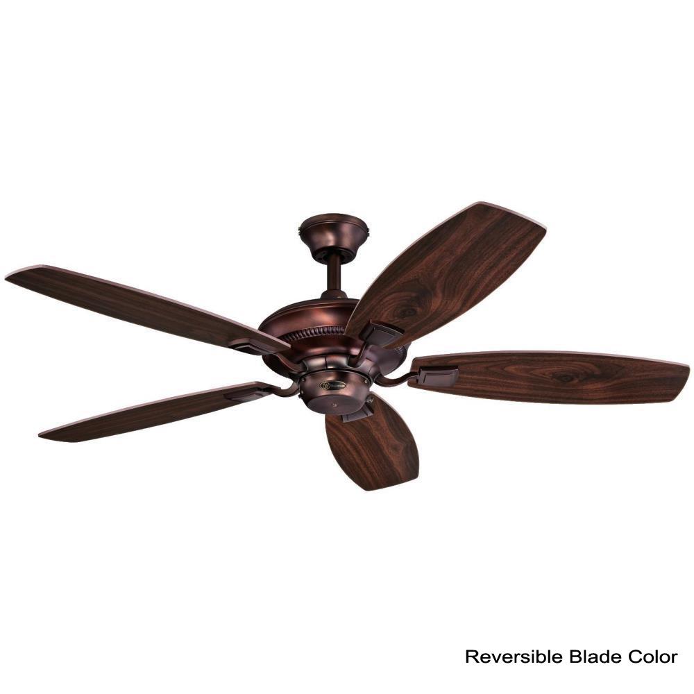 Westinghouse Aiden 52 In Indoor Oil Brushed Bronze Finish Ceiling