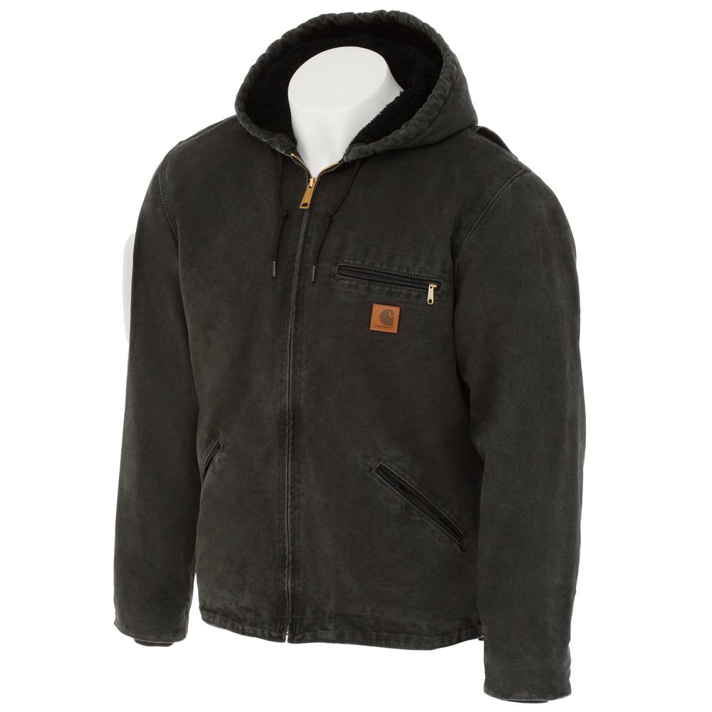Reviews For Carhartt Men S Medium Moss Cotton Sierra Jacket Sherpa Lined Sandstone J141 Mos