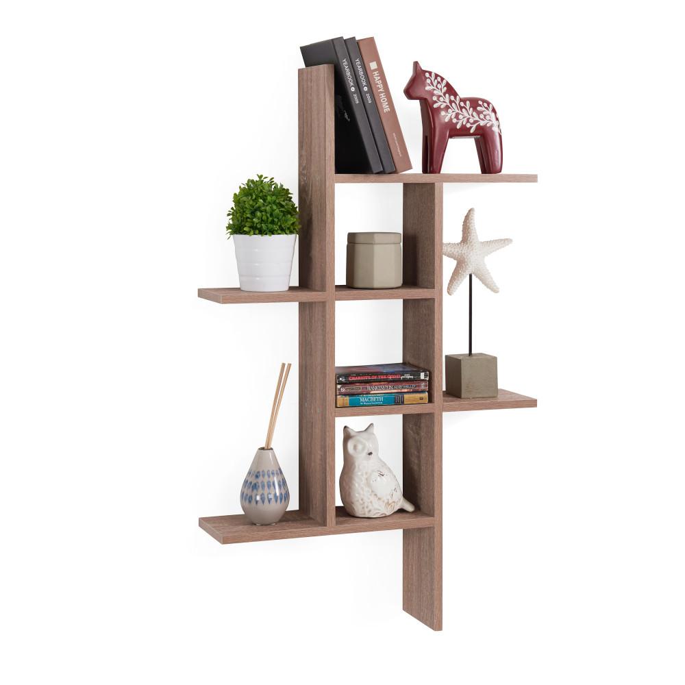 Weathered Oak Shelf Home Décor The Depot