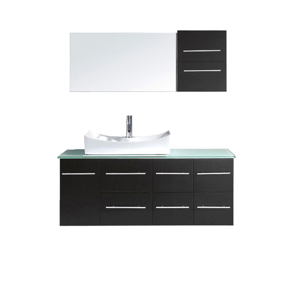 Single Sink Floating Vanity Compare Prices At Nextag W Bath Vanity In Espresso With Gl