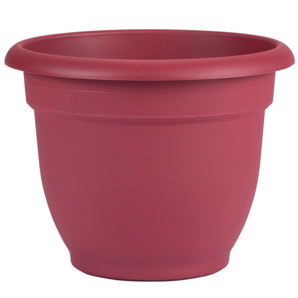 Bloem Plastic Union Red Plant Pots Planters The Home Depot