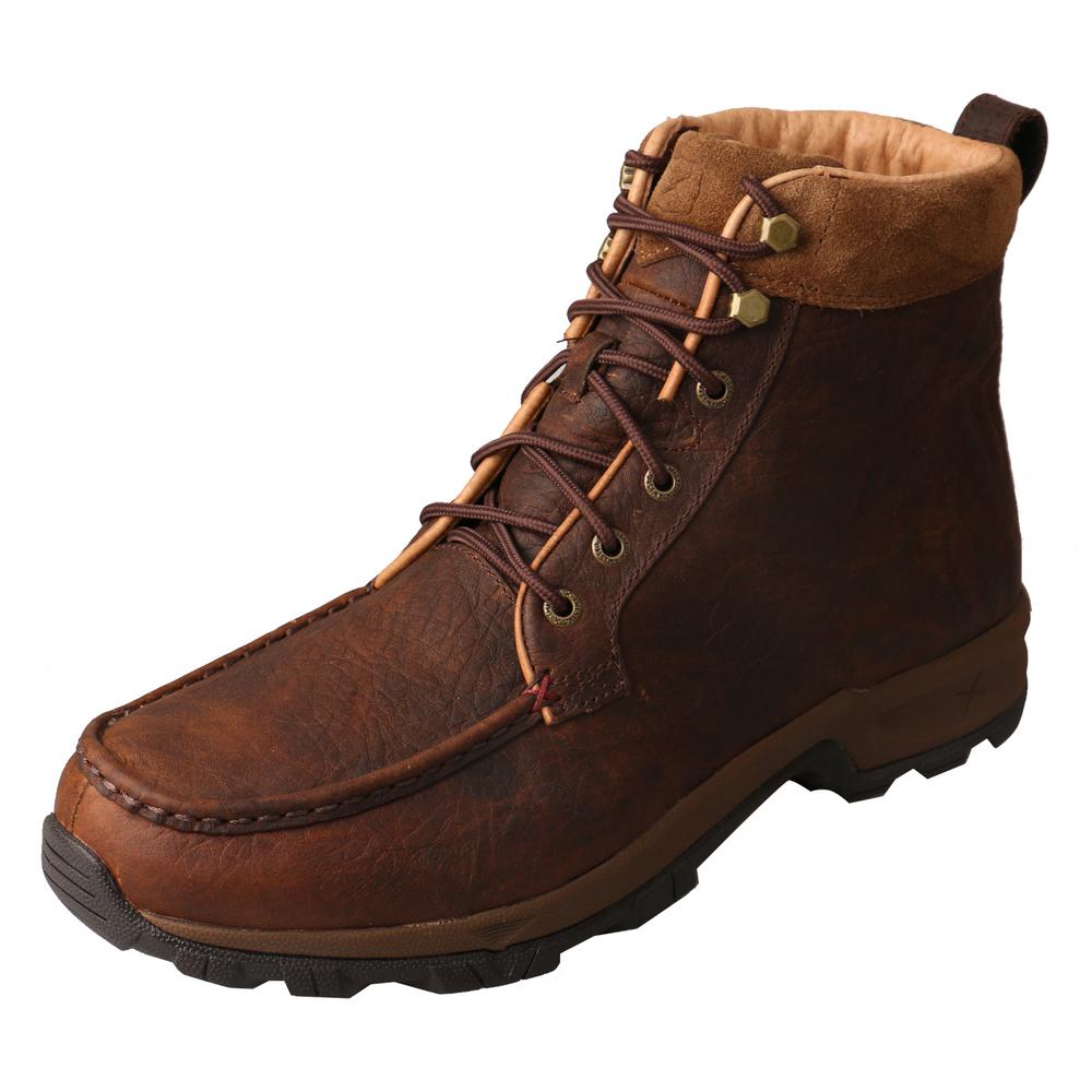 Work Boots - Soft Toe - Dark Brown Size 