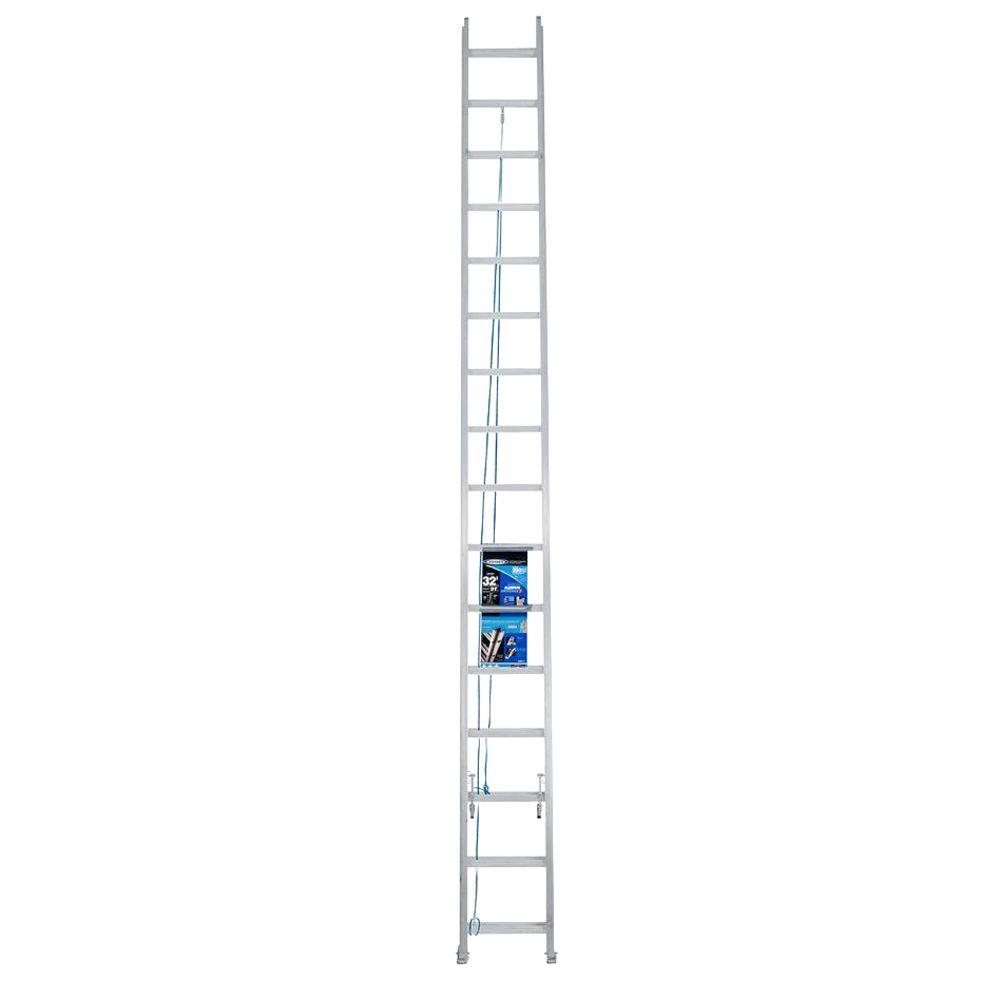 Werner 28 ft. Aluminum Extension Ladder with 250 lb. Load Capacity Type