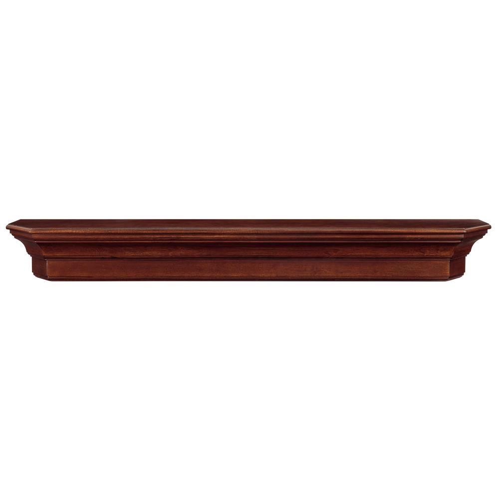 Pearl Mantels Fireplace Mantel Shelves The Cherry Distressed Cap Shelf Mantel