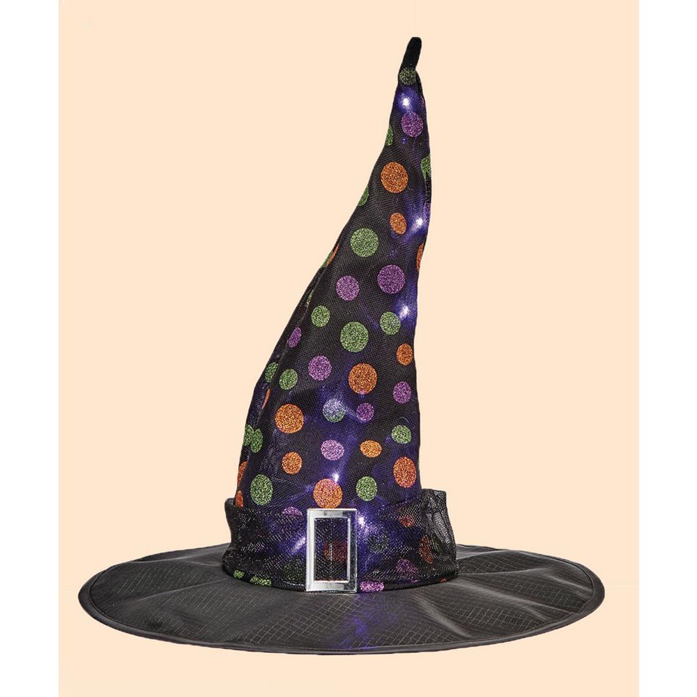 18 in. x 15 in. Light Up Witch Hat4230 The Home Depot
