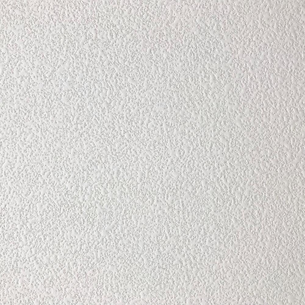 Toptile White 2 Ft X 2 Ft Square Edge Fiberglass Ceiling Tile Case Of 12