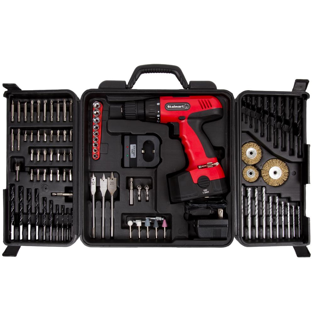 18-Volt 3/8 in. Cordless Drill Set (89-Piece)