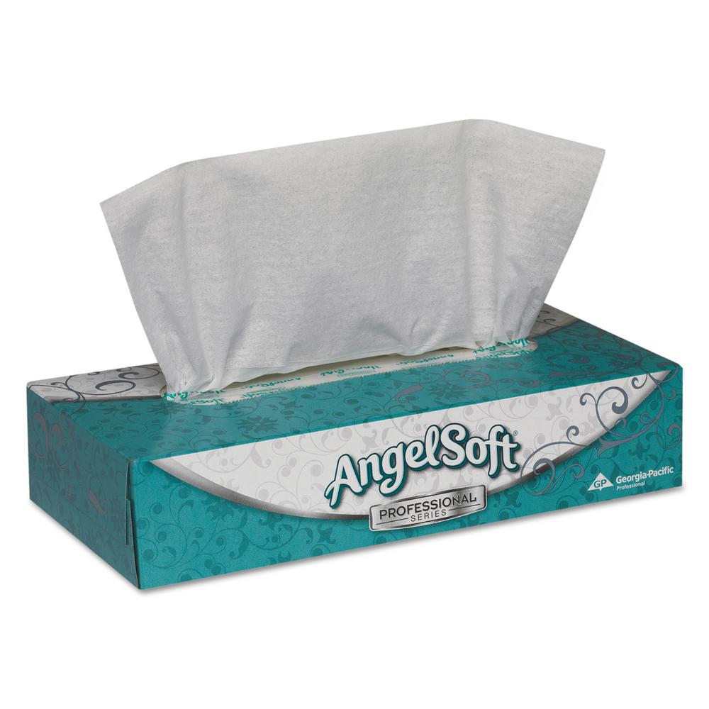 Angel Soft PS Angel Soft ps Facial Tissue  White  100 Sheets 2pack 