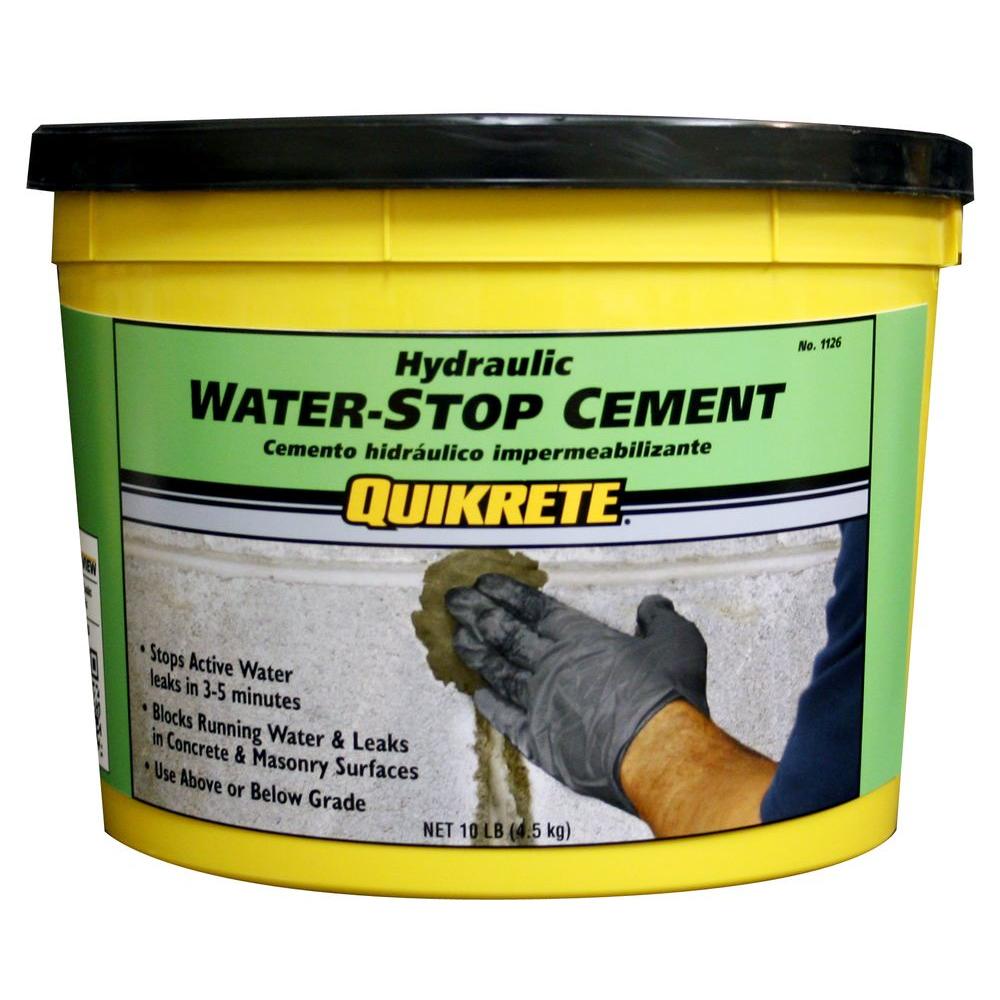 Quikrete Hydraulic Water Stop Cement 9kg | The Home Depot Canada