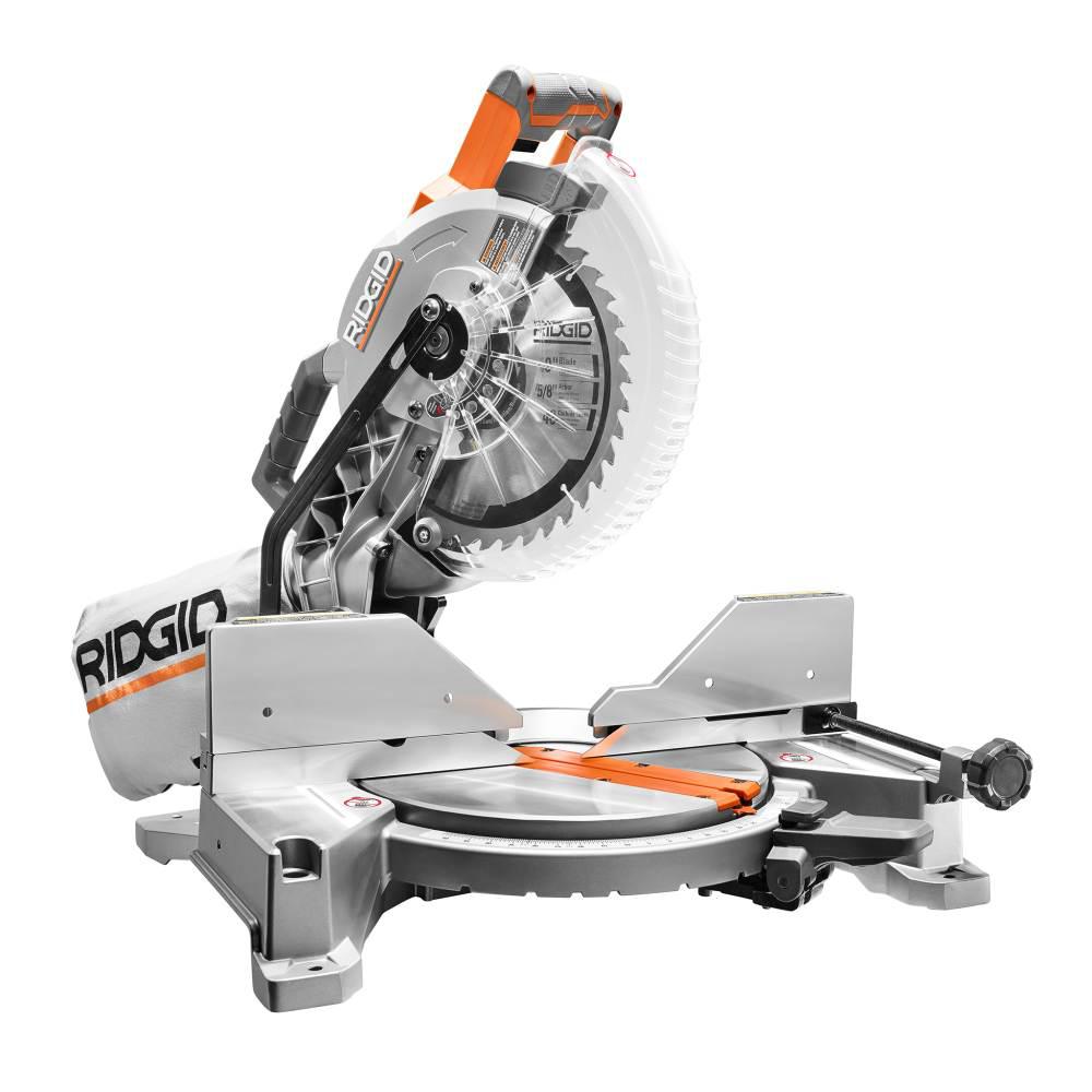 15 Amp 10 In Dual Miter Saw With Led Cut Line Indicator