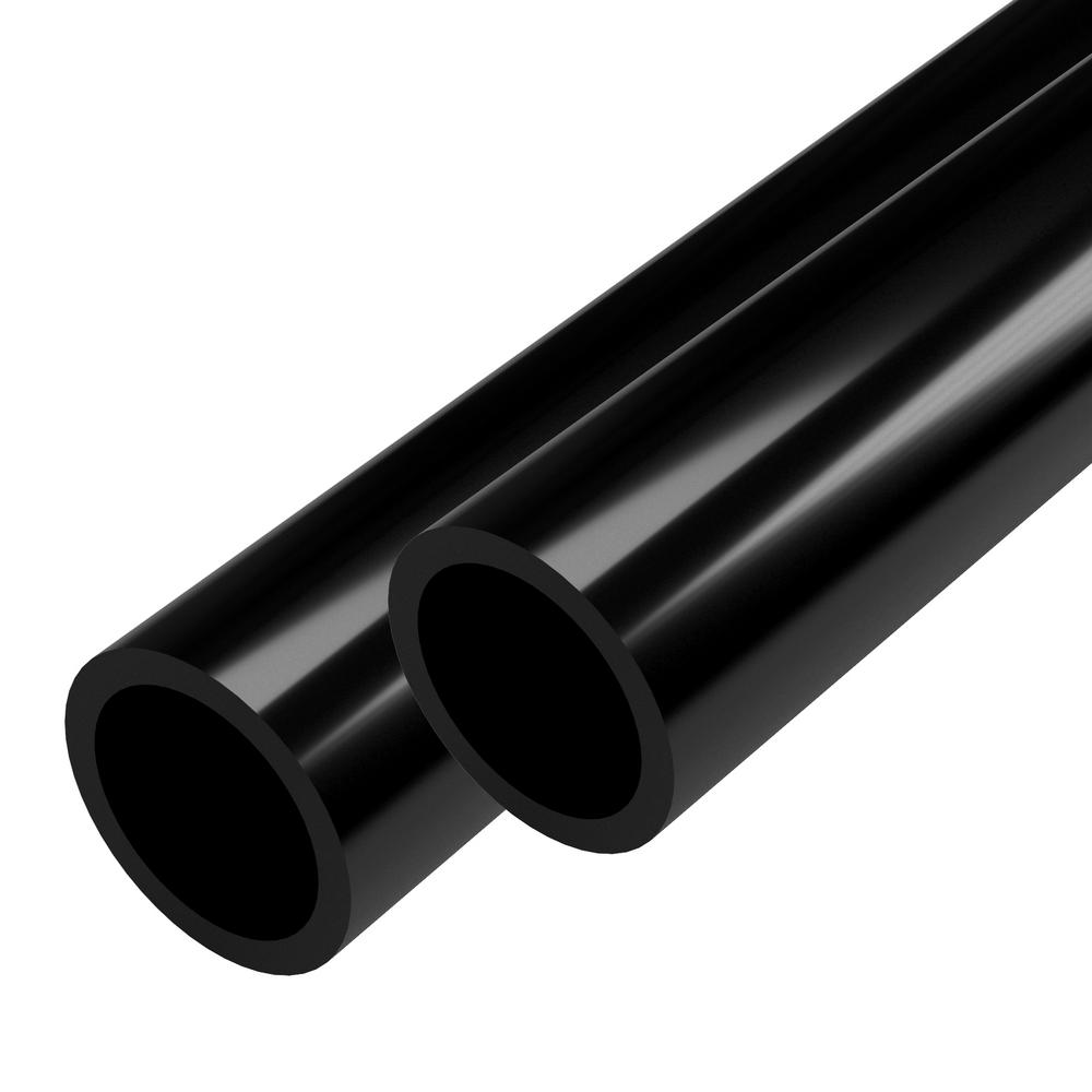 Formufit 1-1/4 In. X 5 Ft. Black Furniture Grade Schedule 40 PVC Pipe ...