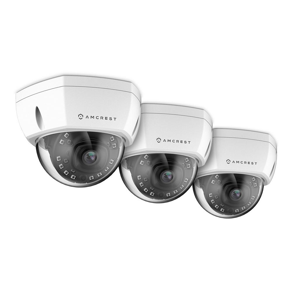 Amcrest UltraHD Wired Outdoor Dome POE IP Surveillance