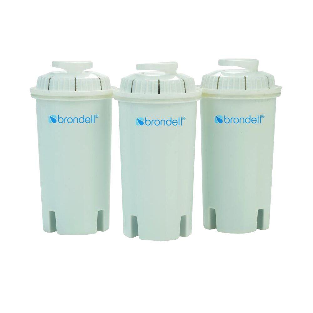 Brondell H2O+ Water Pitcher Filter (3Pack)HF10 The Home Depot