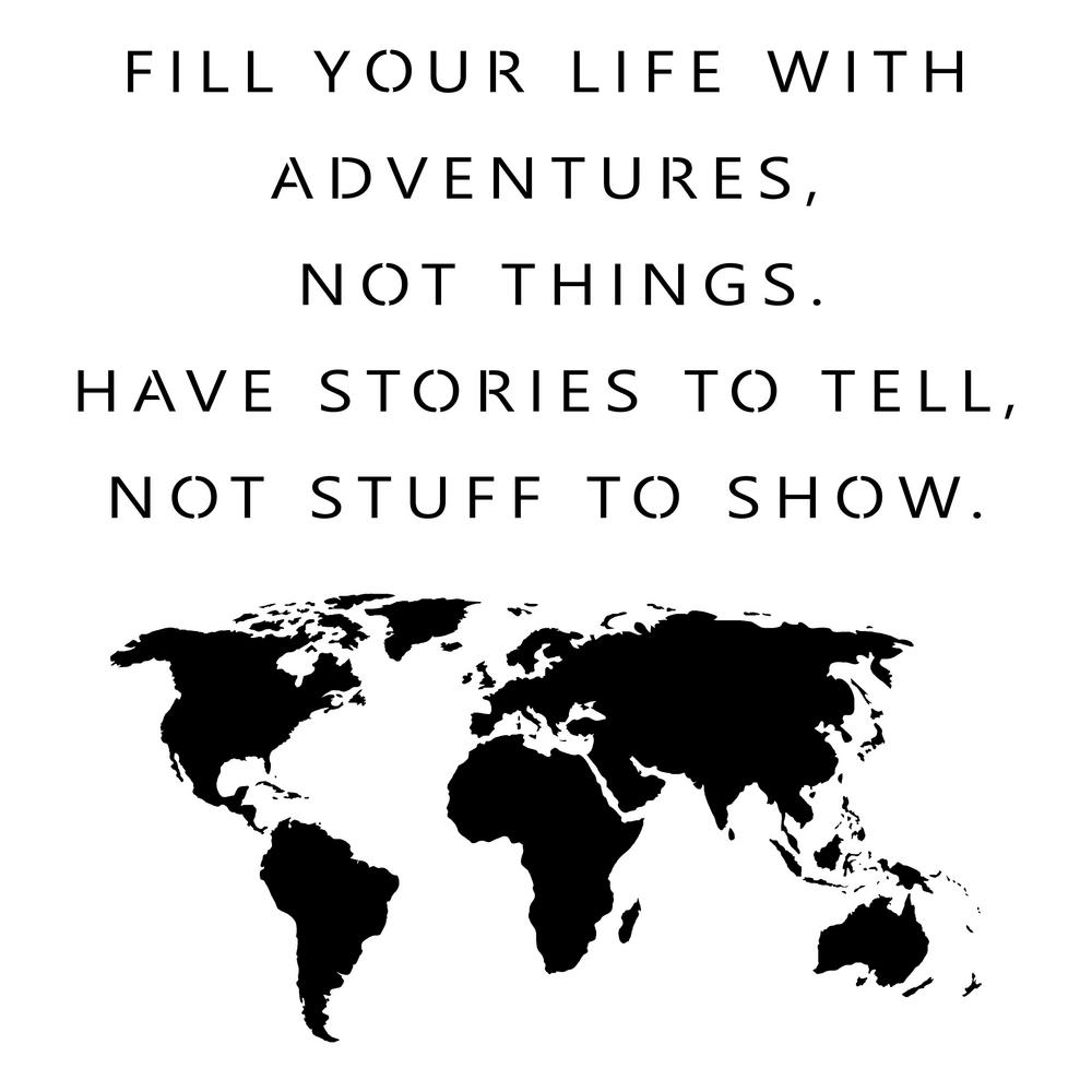 Designer Stencils Adventure Quote And Map Stencil 10 Mil Plastic Fs063 The Home Depot