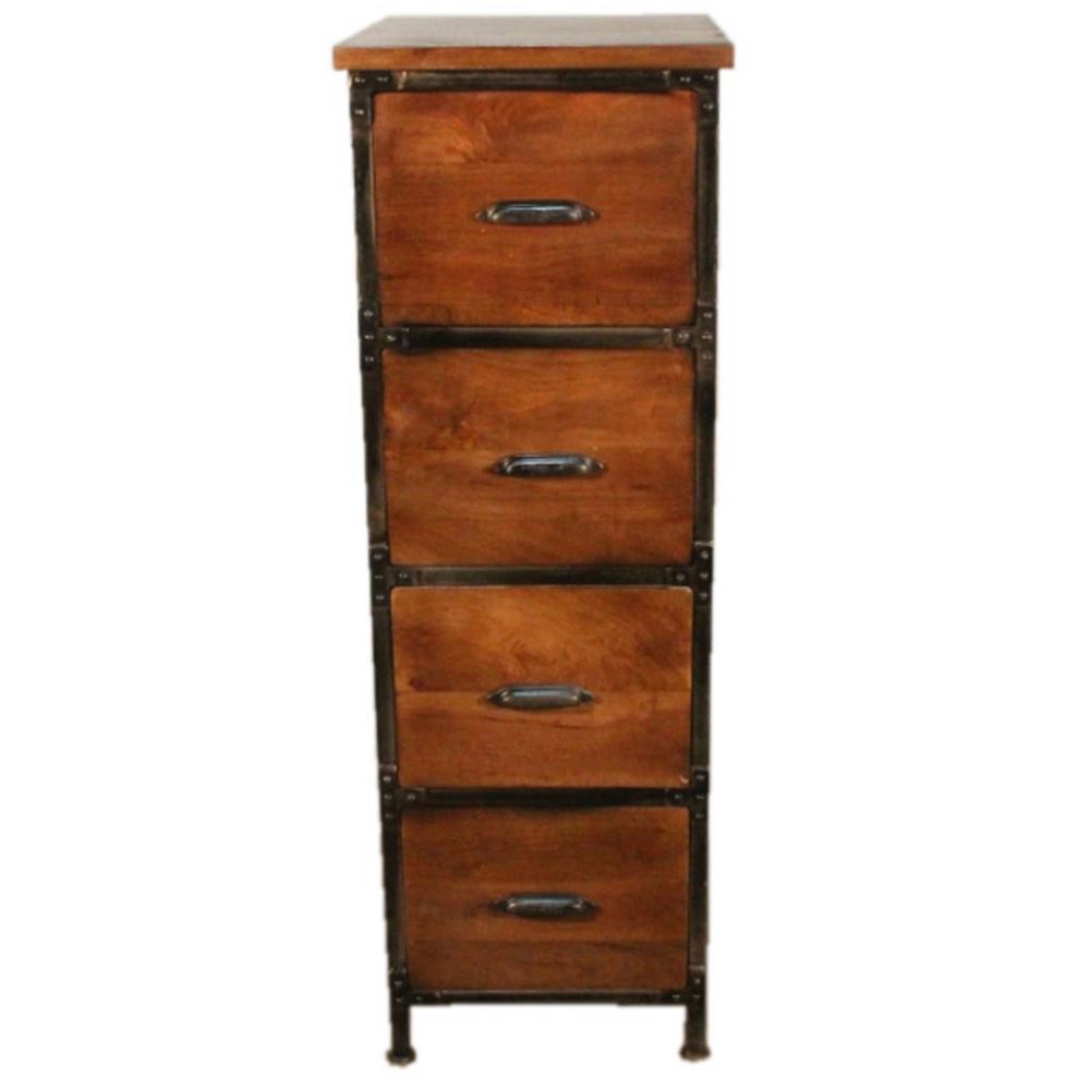 Y Decor Lafayette Medium Brown File Cabinet B827 The Home Depot
