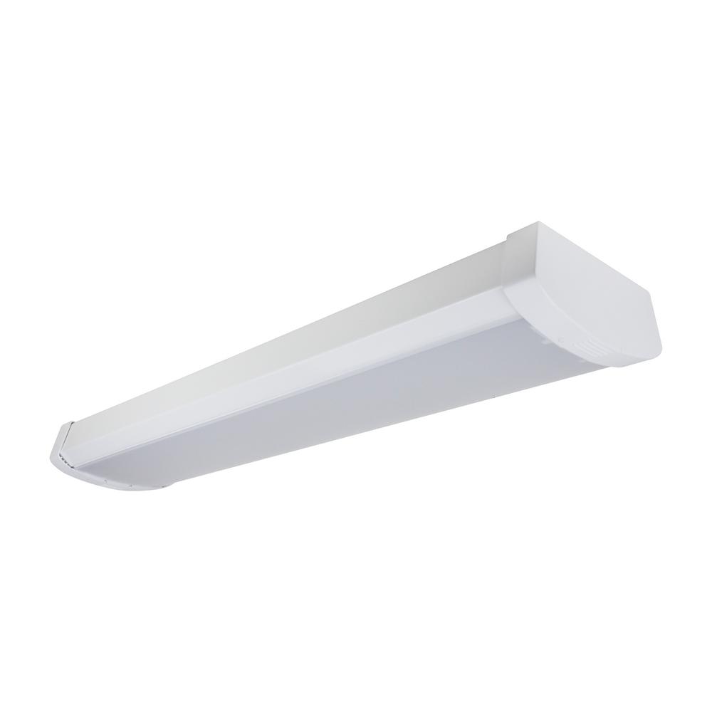 Commercial Electric 48 in. 4,000-Lumen White Integrated LED Wraparound