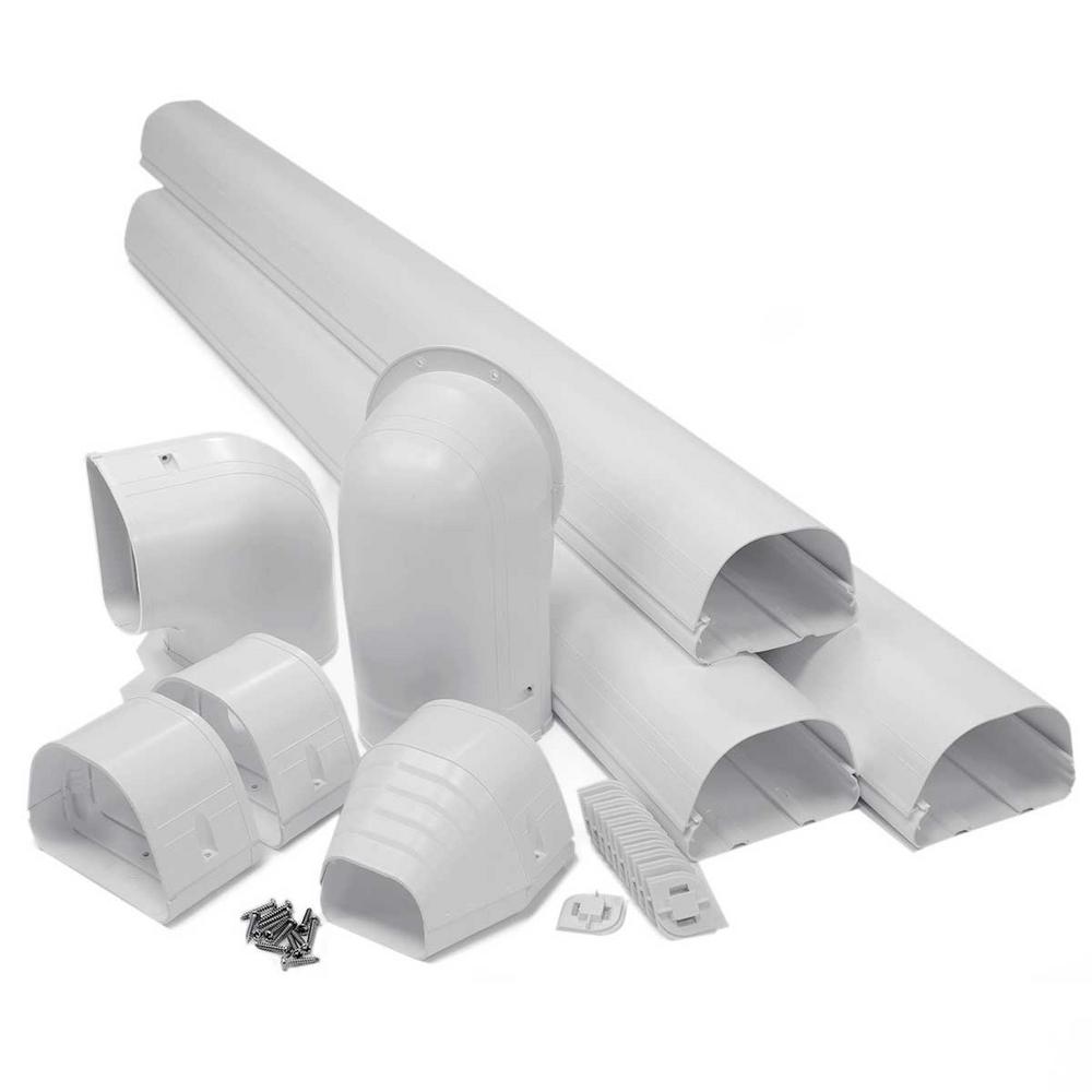 rectorseal ld 4.5  12  wall duct kit wh 122 white