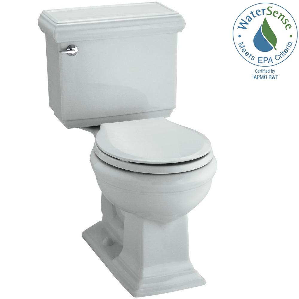 KOHLER Memoirs Classic 2-piece 1.28 GPF Single Flush Round Toilet with ...