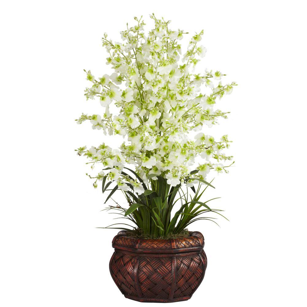 30 In H Green Dancing Lady Silk Flower Arrangement 1207 Gr The H Green Dancing Lady Silk Flower Arrangement
