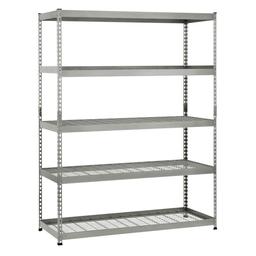 Husky 78 in. H x 60 in. W x 24 in. D 5 Shelf Steel Unit 