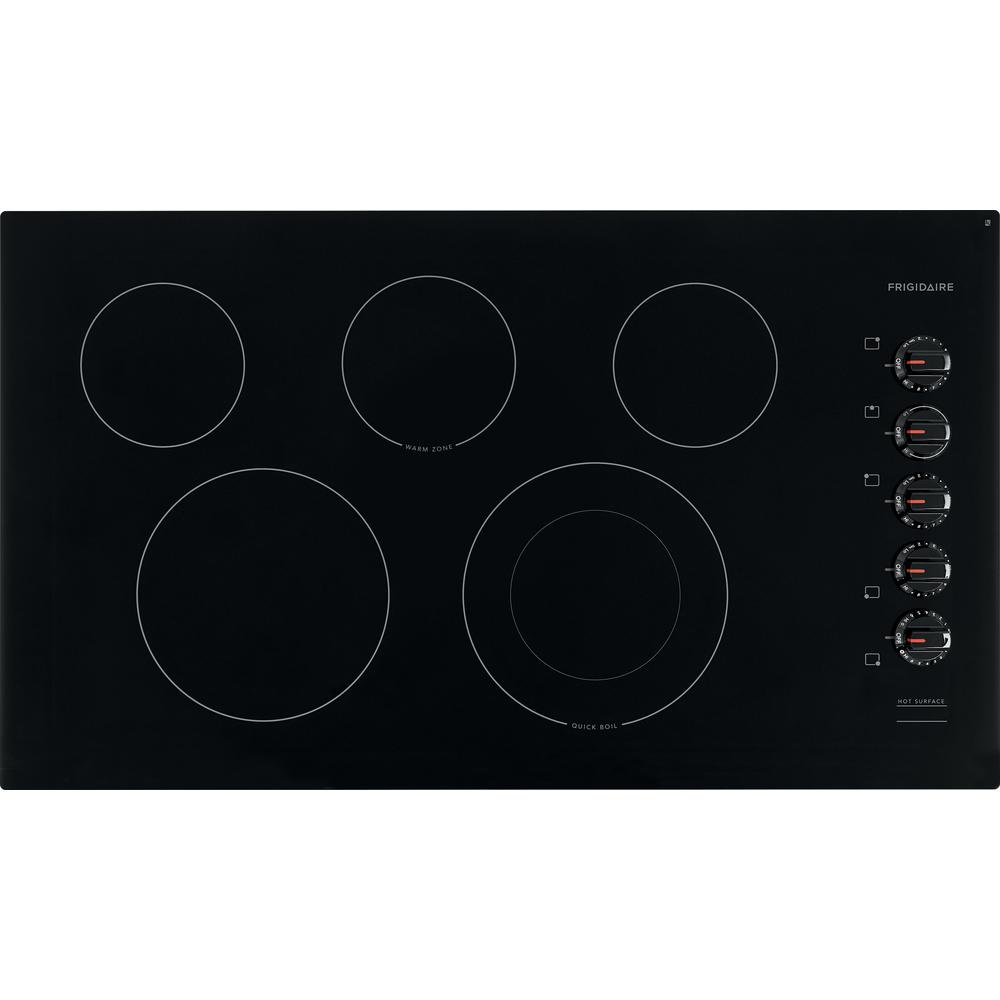 Frigidaire 36 In Radiant Electric Cooktop In Black With 5