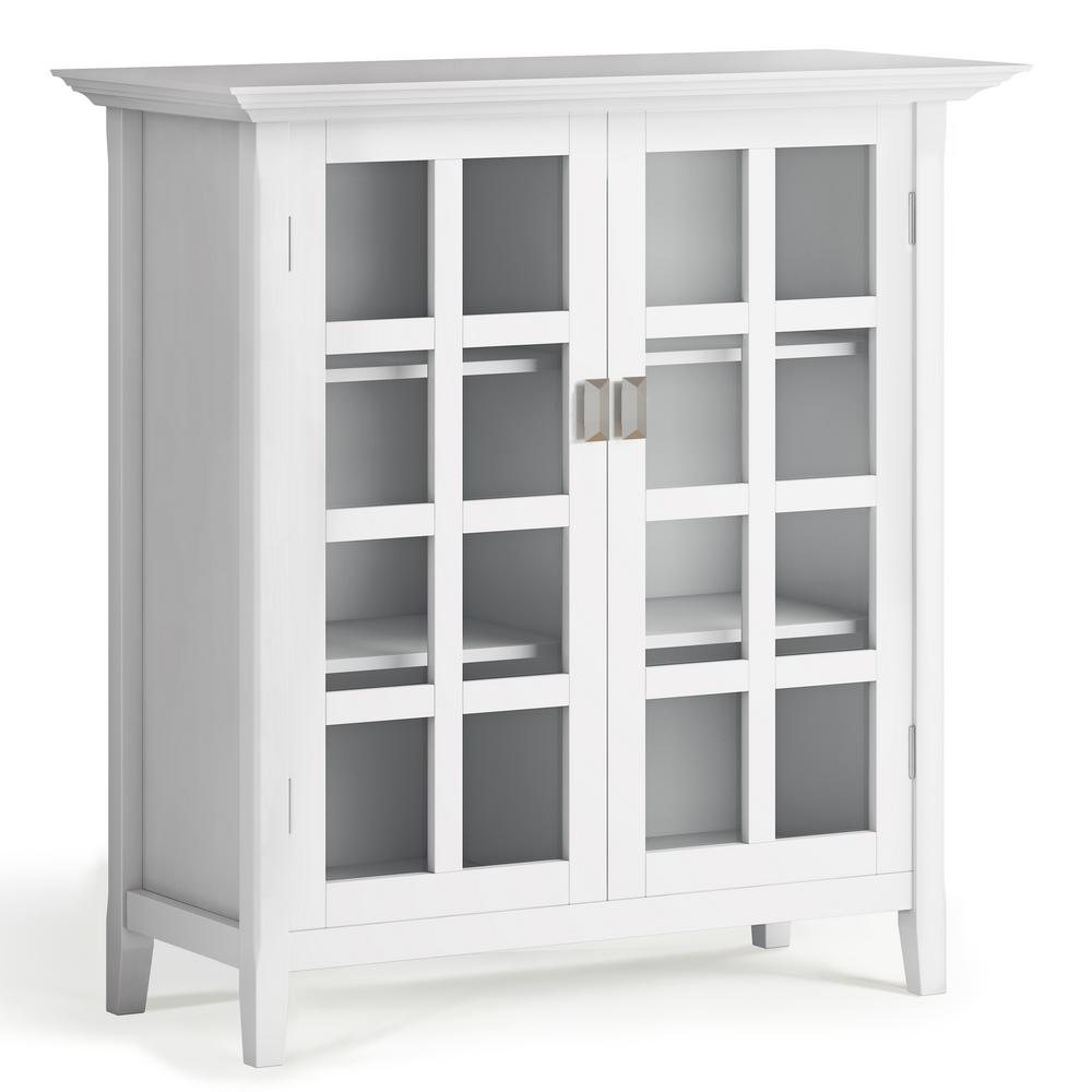 Brooklyn + Max 38 in. Wide Holden Solid Wood in White Contemporary