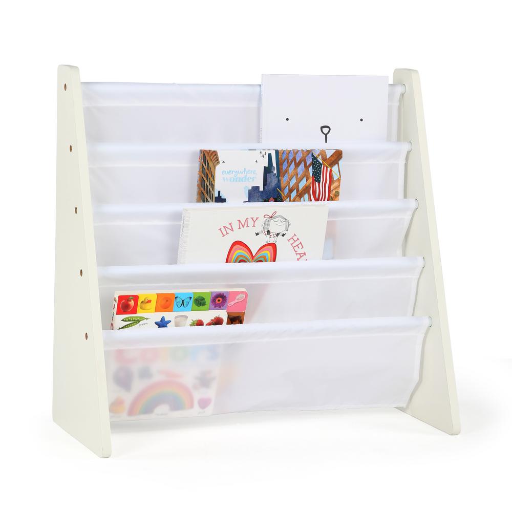 Tot Tutors Cambridge White Kids Book Rack Storage Bookshelf Wo558