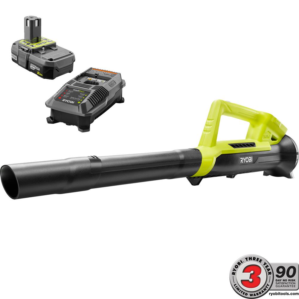 Battery Leaf Ers Outdoor Equipment The Home Depot One