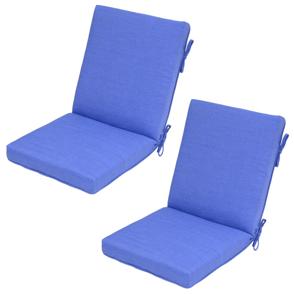 Periwinkle Outdoor Dining Chair Cushion 2 Pack 7260 02241300 The Periwinkle Outdoor Dining Chair Cushion 2 Pack