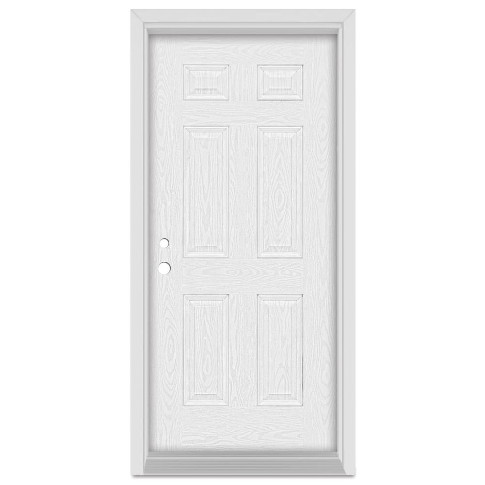 Stanley Doors 36 In X 80 In Infinity Right Hand Inswing 6 Panel