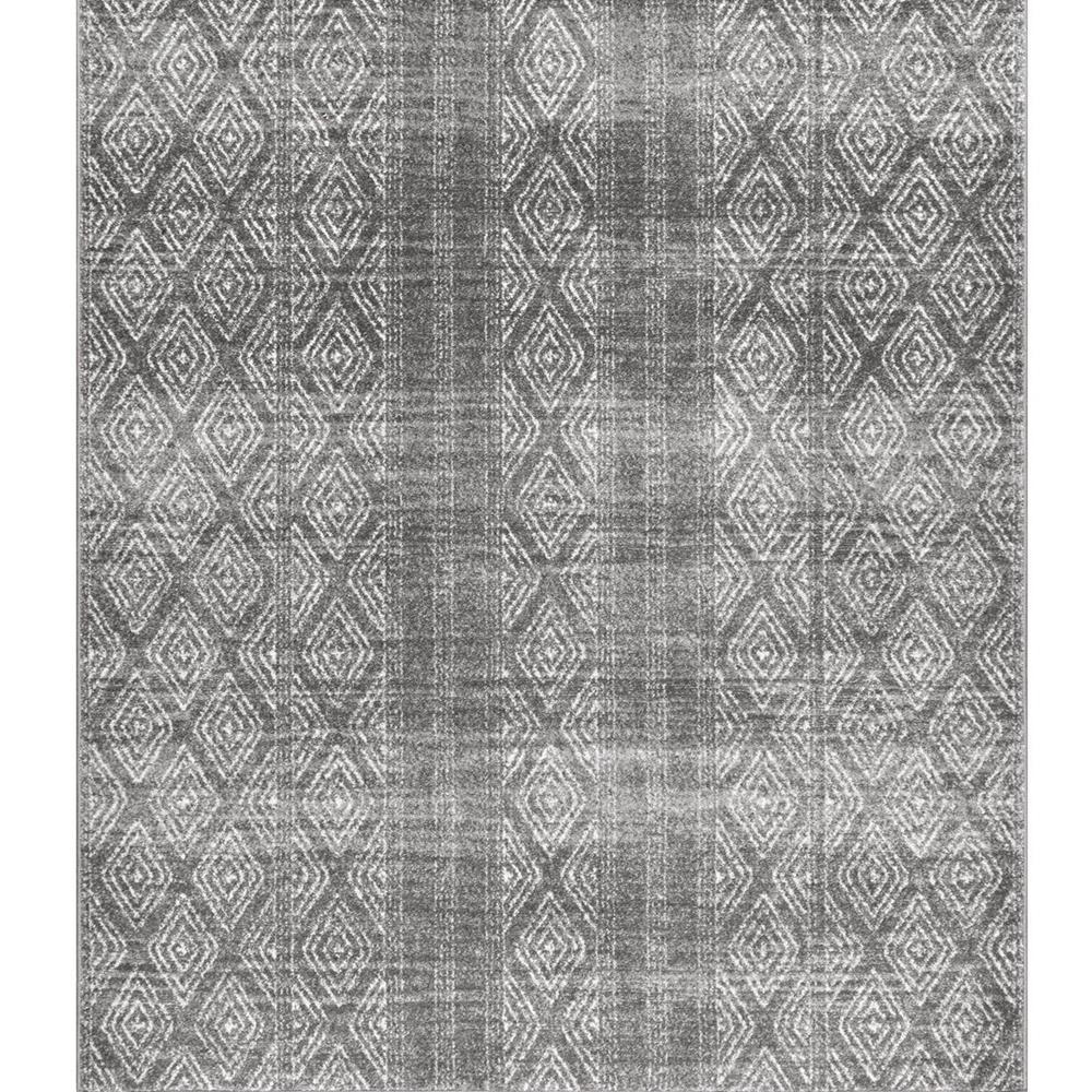 nuLOOM Sarina Diamonds Dark Gray 8 ft. Square RugRZBD40BS808 The Home Depot