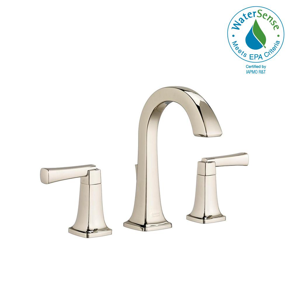 MOEN Wynford 8 in. Widespread 2Handle HighArc Bathroom Faucet in