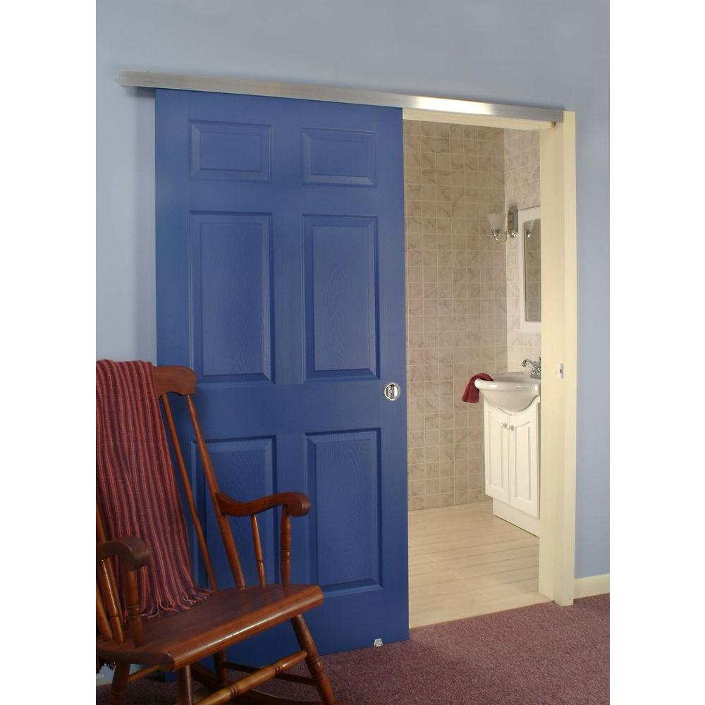 Johnson Hardware 72 In Wall Mount Barn Door Track And Share