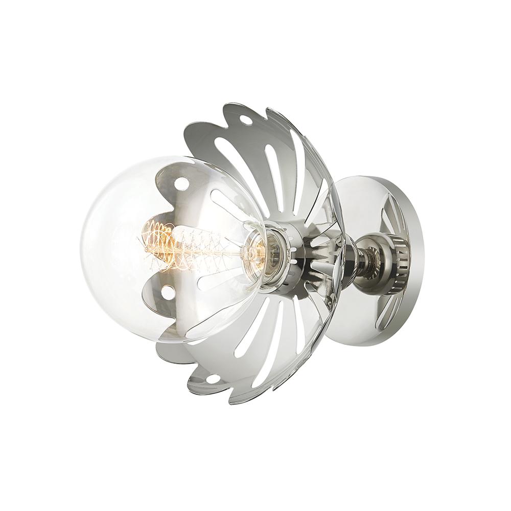 HUDSON VALLEY LIGHTING Alyssa 1-Light Polished Nickel Wall Sconce was $175.5 now $117.0 (33.0% off)