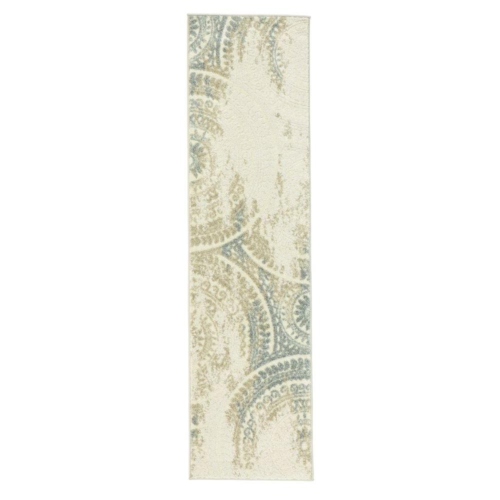  Home  Decorators  Collection  Spiral  Medallion  Ivory 2 ft x 