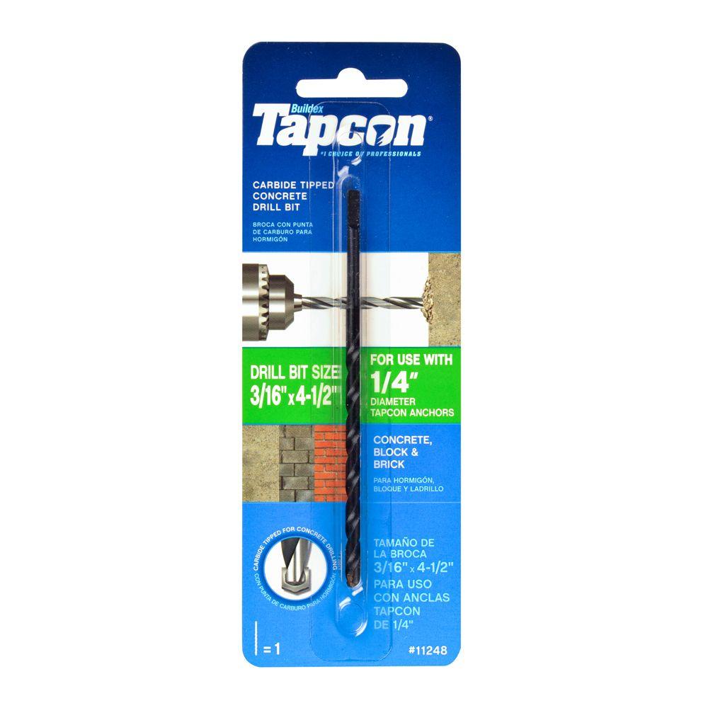 Tapcon 1/4 in. x 1-3/4 in. Phillips-Flat-Head Concrete Anchors (75 ...