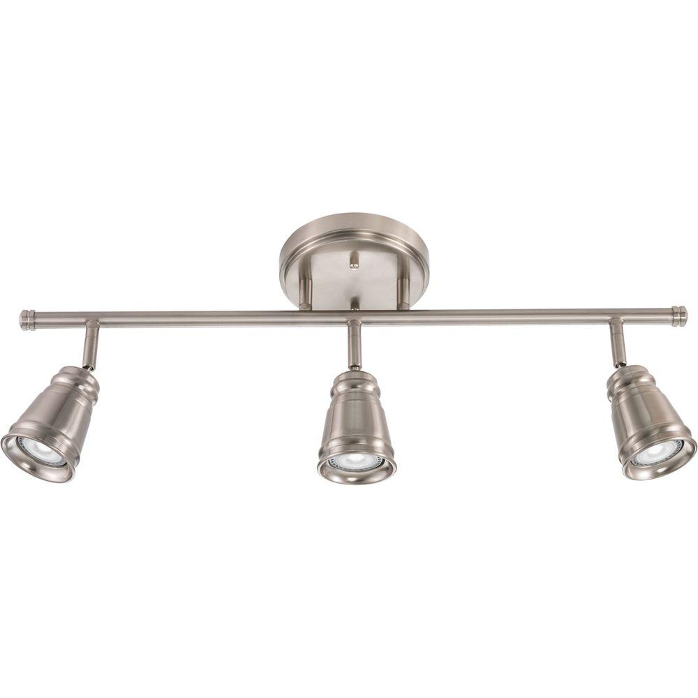 Lithonia Lighting Pepper Mill 3-Light Brushed Nickel Track Lighting Fixture with... by Lithonia Lighting