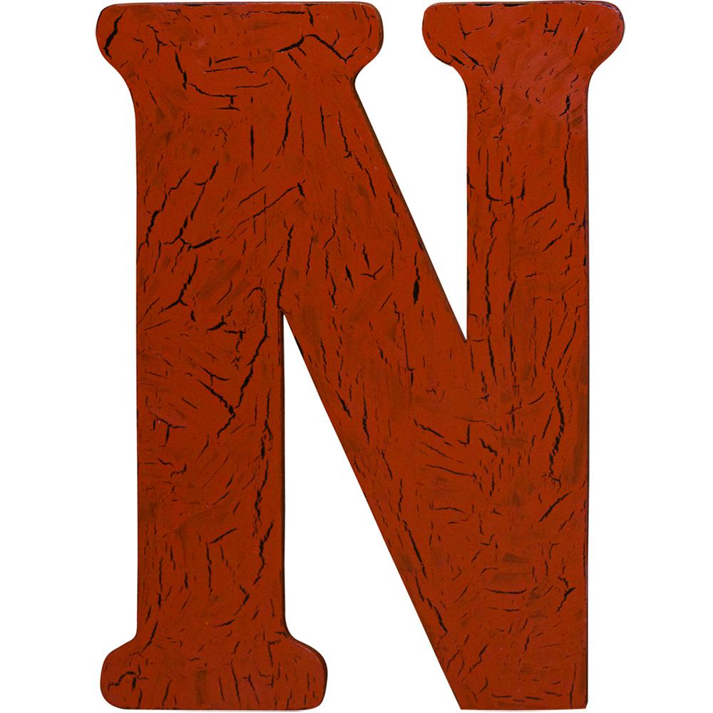 Jeff Mcwilliams Designs 23 In Oversized Unfinished Wood Letter N