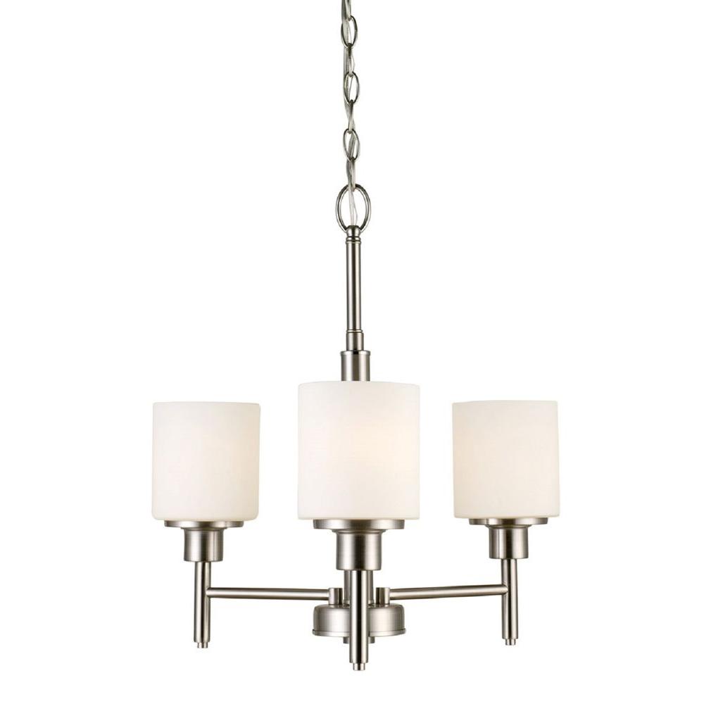 Design House Ironwood 3Light Satin Nickel Chandelier515536 The Home
