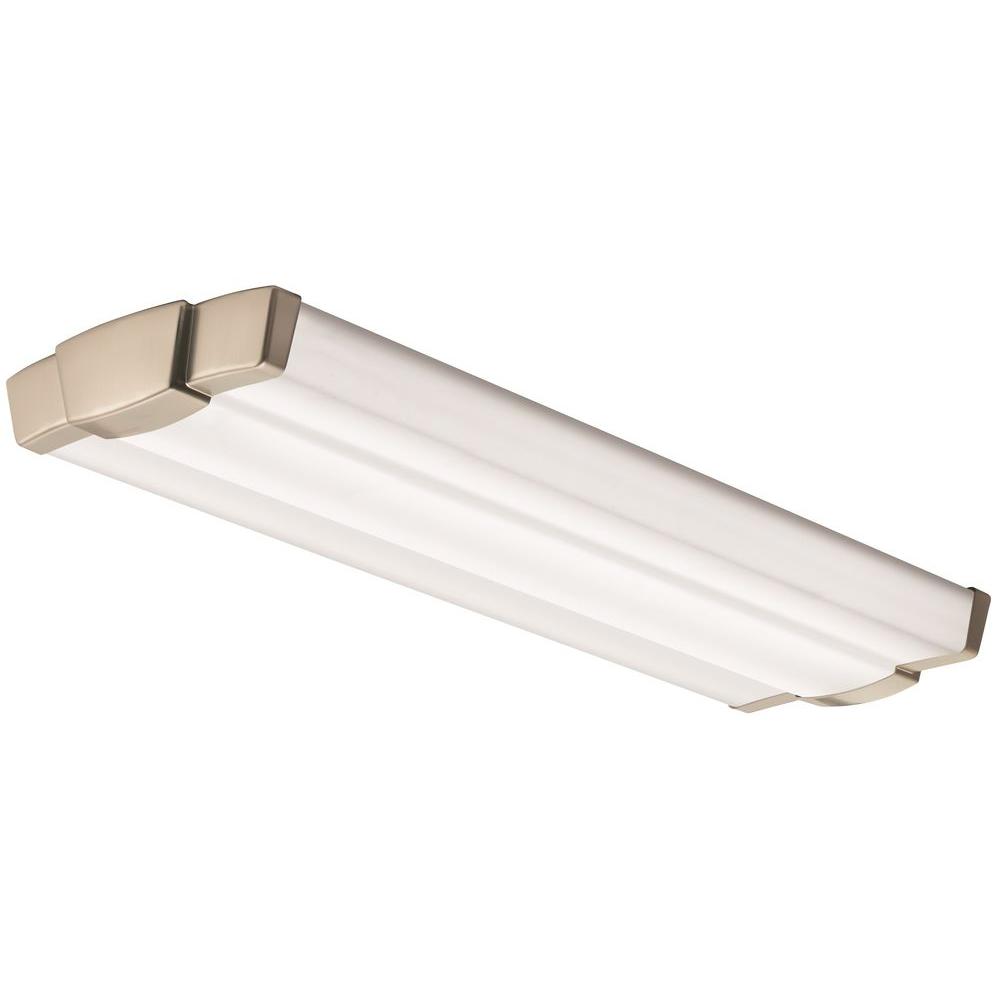 Lithonia Lighting Retro 2 ft. Brushed Nickel LED Decorative Linear