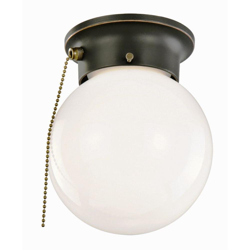 Mini Eco Incandescent Flush Mount Lights Lighting The Home Depot