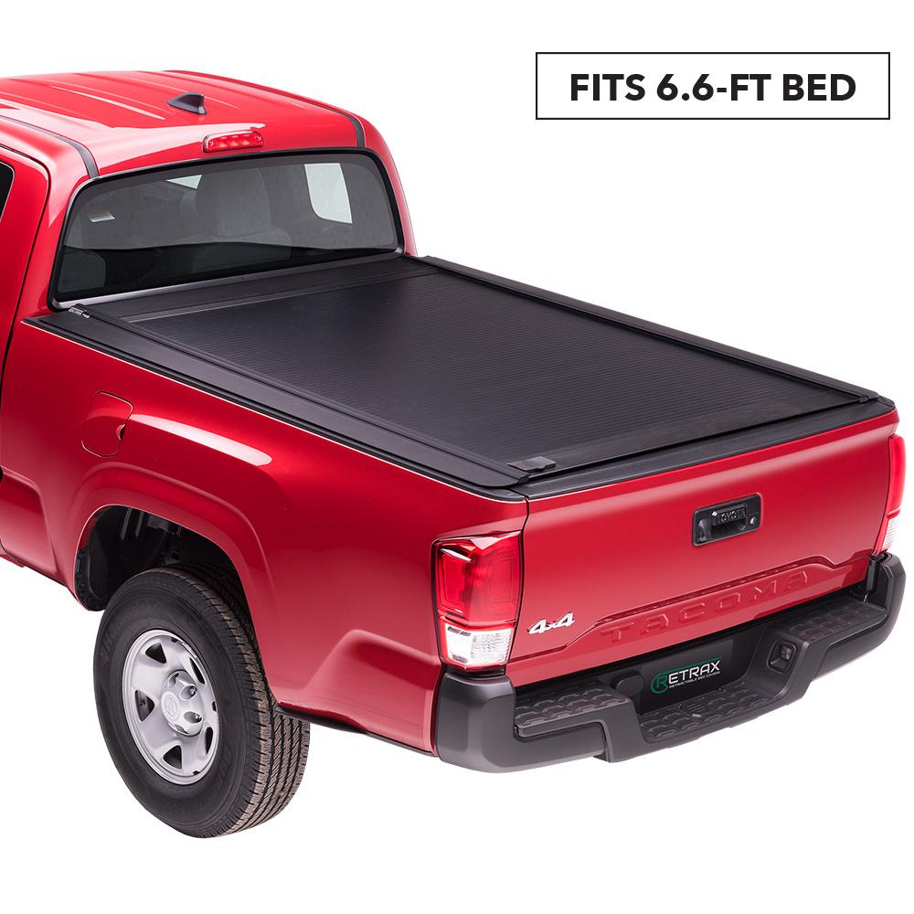 Retrax One Mx Tonneau Cover 07 19 Toyota Tundra Regular Double Cab 6 6 Bed W Deck Rail System W Stake Pockets 60846 The Home Depot