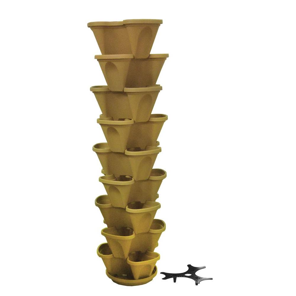 Nancy Jane 12 in. Self Watering Tuscany Stacking Planter Set (9Pack
