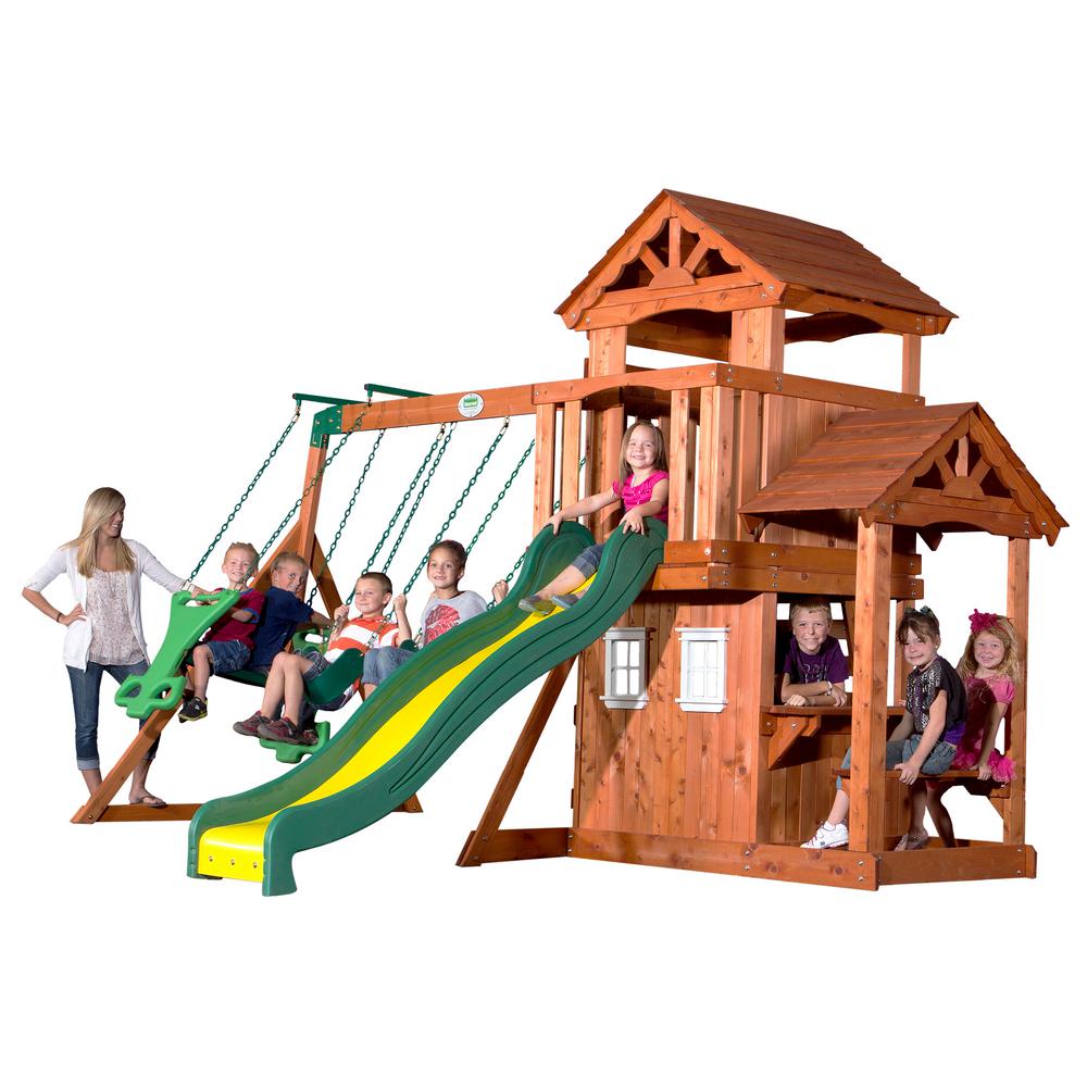 Backyard Discovery Montpelier All Cedar Playset-30211com 